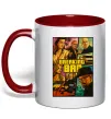 Чашка с цветной ручкой Breaking bad GTA Красный фото