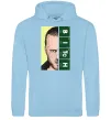 Мужская толстовка (худи) BITCh Голубой фото