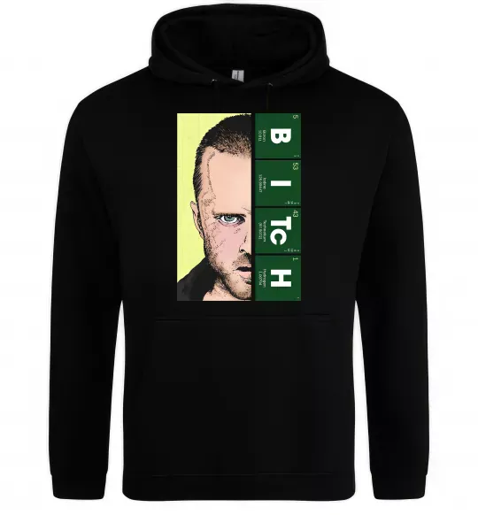 Женская толстовка (худи) BITCh Черный фото