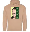Женская толстовка (худи) BITCh Песочный фото