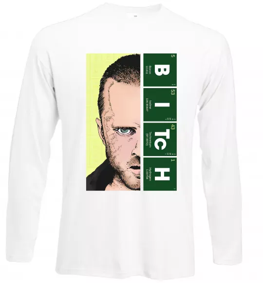 Лонгслів BITCh Білий фото