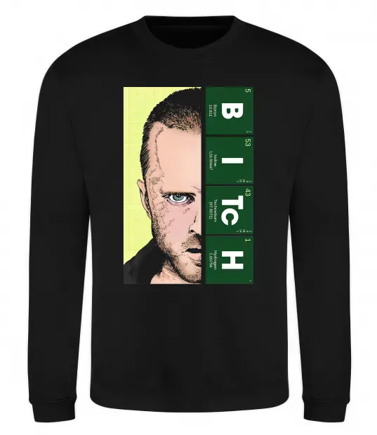 Свитшот BITCh Черный фото