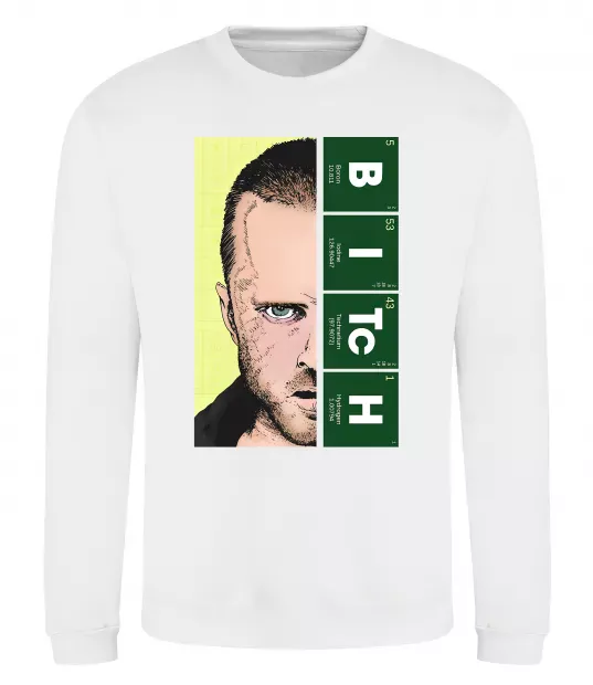 Свитшот BITCh Белый фото