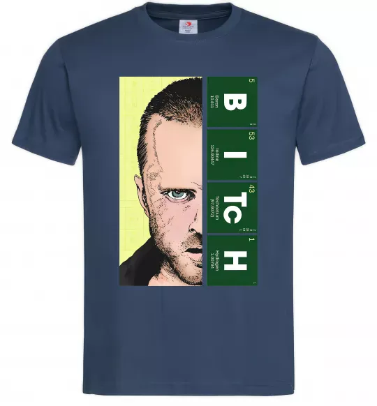 Мужская футболка BITCh Темно-синий фото