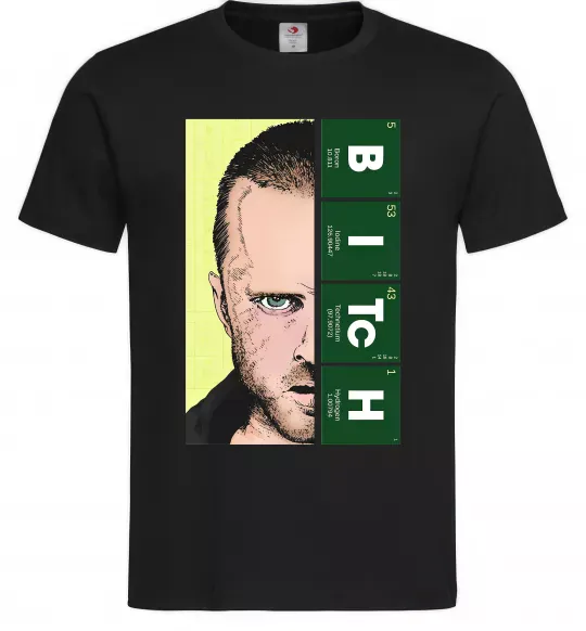 Мужская футболка BITCh Черный фото
