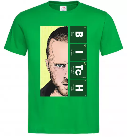 Мужская футболка BITCh Зеленый фото