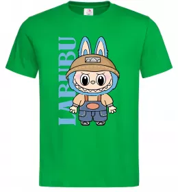 Чоловіча футболка Labubu blue, колір - зелений, розмір - S Зелений фото
