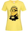 Жіноча футболка Міньйон покоївка, колір - лимонний, розмір - М Лимонний Жіноча футболка Міньйон покоївка, колір - лимонний, розмір - М Лимонний фото