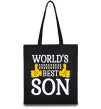 Эко-сумка World`s best son Черный фото
