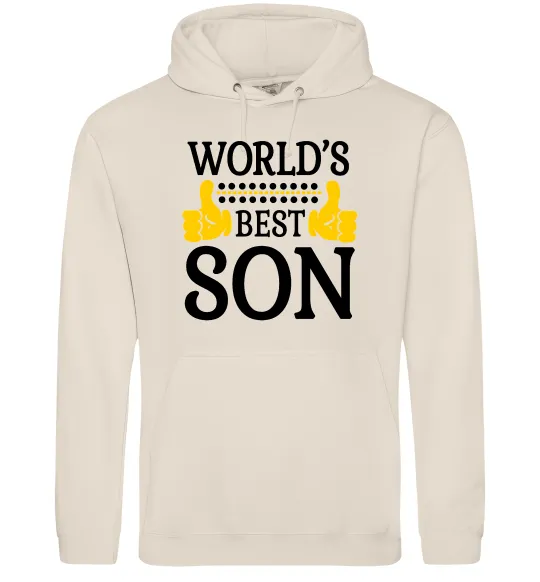 Мужская толстовка (худи) World`s best son Таш фото