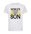Дитяча футболка World`s best son Білий фото
