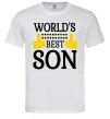 Мужская футболка World`s best son Белый Мужская футболка World`s best son Белый фото