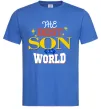Чоловіча футболка Best son in the world Яскраво-синій фото