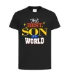 Детская футболка Best son in the world Черный фото