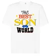 Футболка Оверсайз Best son in the world Белый Футболка Оверсайз Best son in the world Белый фото