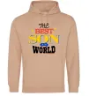 Чоловіча толстовка (худі) Best son in the world Пісочний Чоловіча толстовка (худі) Best son in the world Пісочний фото