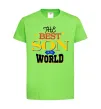 Детская футболка Best son in the world Лаймовый фото
