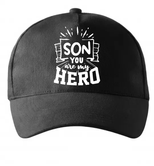 Кепка Son you are my hero Черный фото