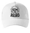 Кепка Son you are my hero Белый фото