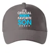 Кепка Official favorite son Серый фото