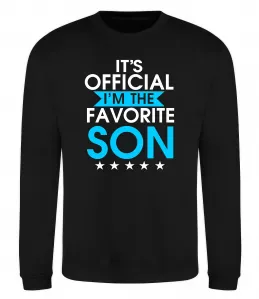 Свитшот Official favorite son Черный фото