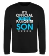 Свитшот Official favorite son Черный фото