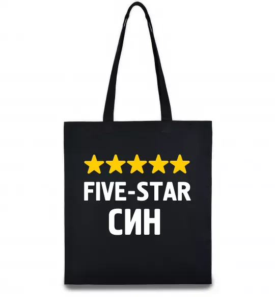 Еко-сумка Five-star син Чорний фото