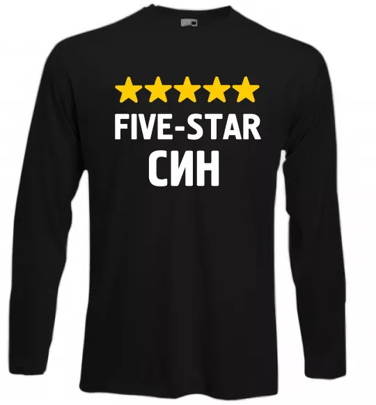 Лонгслив Five-star син Черный фото