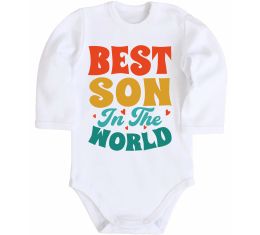 Дитячий бодік Best son in the world colors Дитячий бодік Best son in the world colors