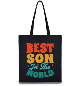 Эко-сумка Best son in the world colors