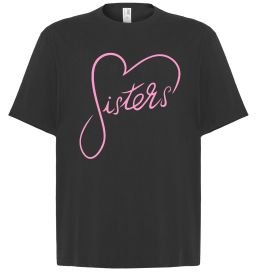 Футболка Оверсайз Sisters серце