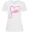 Женская футболка Sisters серце Белый фото