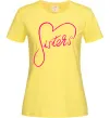 Женская футболка Sisters серце Лимонный фото