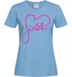 Женская футболка Sisters серце Голубой фото