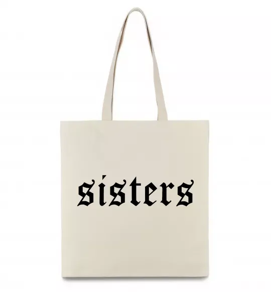 Еко-сумка Sisters gothic Бежевий фото