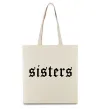 Еко-сумка Sisters gothic Бежевий фото