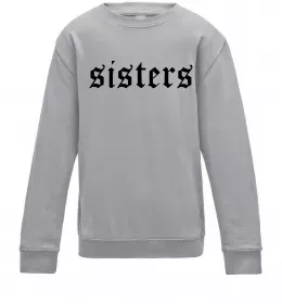 Детский Свитшот I love my sister Черный фото