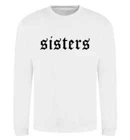Свитшот Sisters gothic Белый фото
