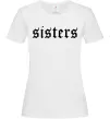 Женская футболка Sisters gothic Белый фото