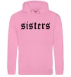 Женская толстовка (худи) Sisters gothic Розовый фото