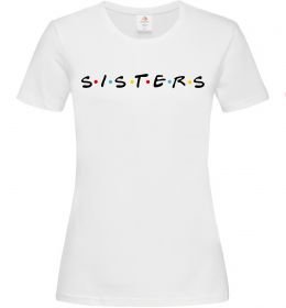 Жіноча футболка Sisters в стилі друзів Жіноча футболка Sisters в стилі друзів