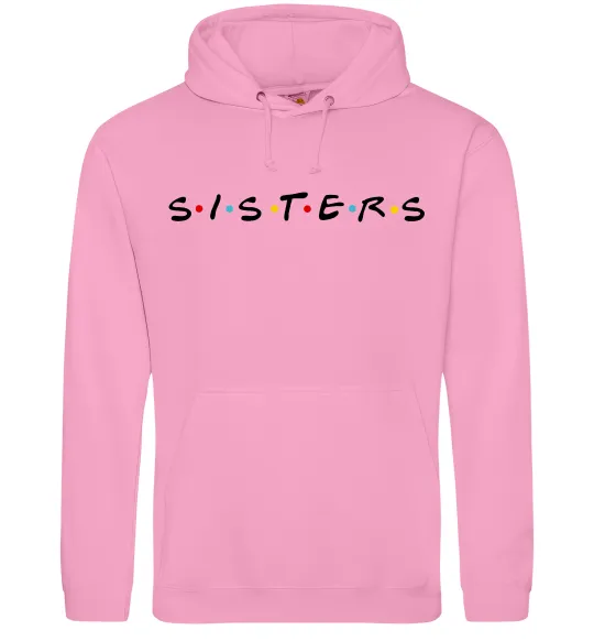 Женская толстовка (худи) Sisters в стилі друзів Розовый фото