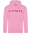 Женская толстовка (худи) Sisters в стилі друзів Розовый фото