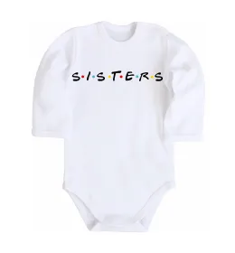 Детский боди Sisters в стилі друзів Белый фото