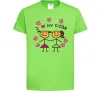 Детская футболка I love my sister малюнок Лаймовый фото