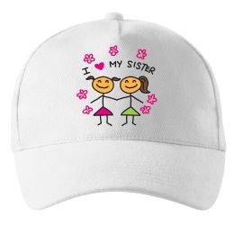 Кепка I love my sister малюнок