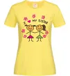 Женская футболка I love my sister малюнок Лимонный фото