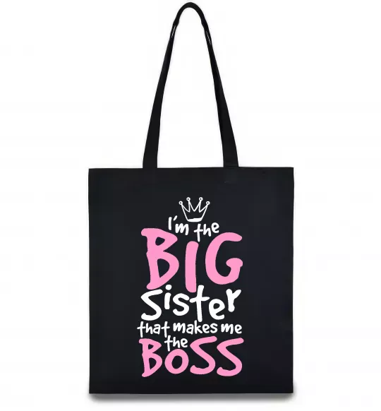 Эко-сумка Big sister Boss Черный фото
