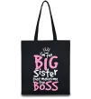 Эко-сумка Big sister Boss Черный фото