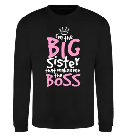 Свитшот Big sister Boss Черный фото